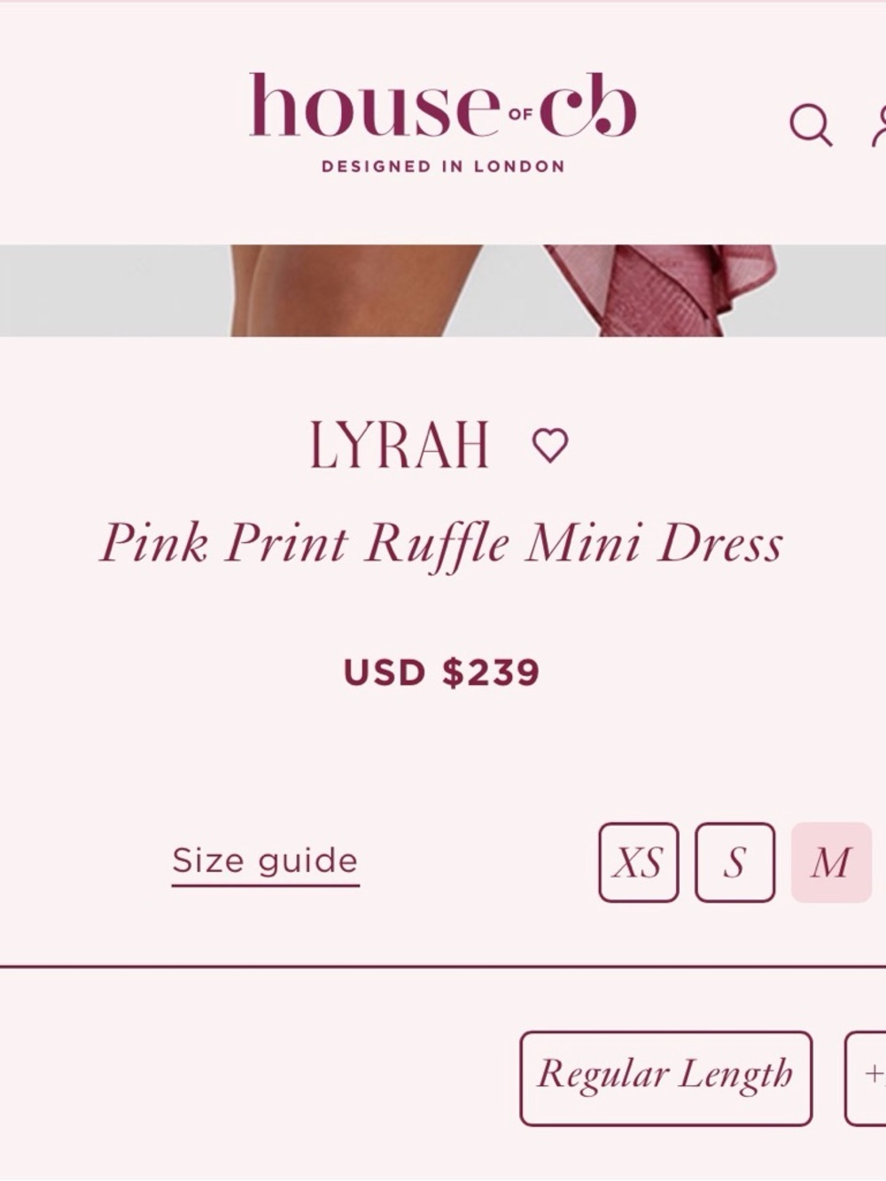 HOUSE OF CB Ruffled Pink Slip Dress - Picture 4 of 5